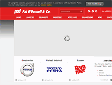 Tablet Screenshot of patodonnell.com